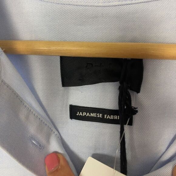 RTA brand Leigh Dolman Sleeve Poplin Shirt Mini Dress - Picture 11 of 12